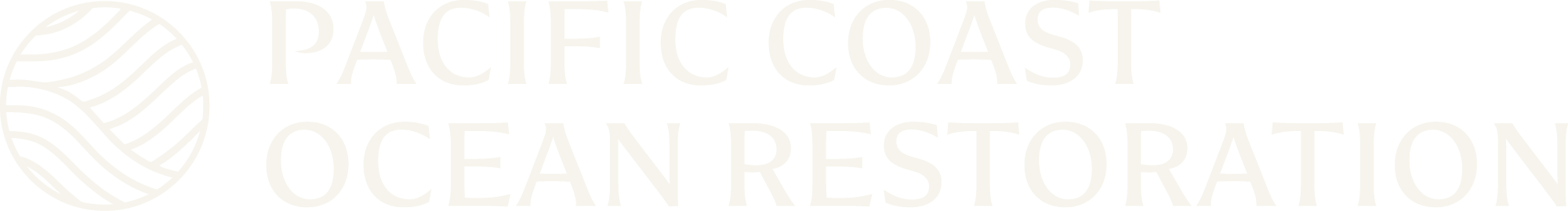 Pacific Coast Restoration Initiative logo.
